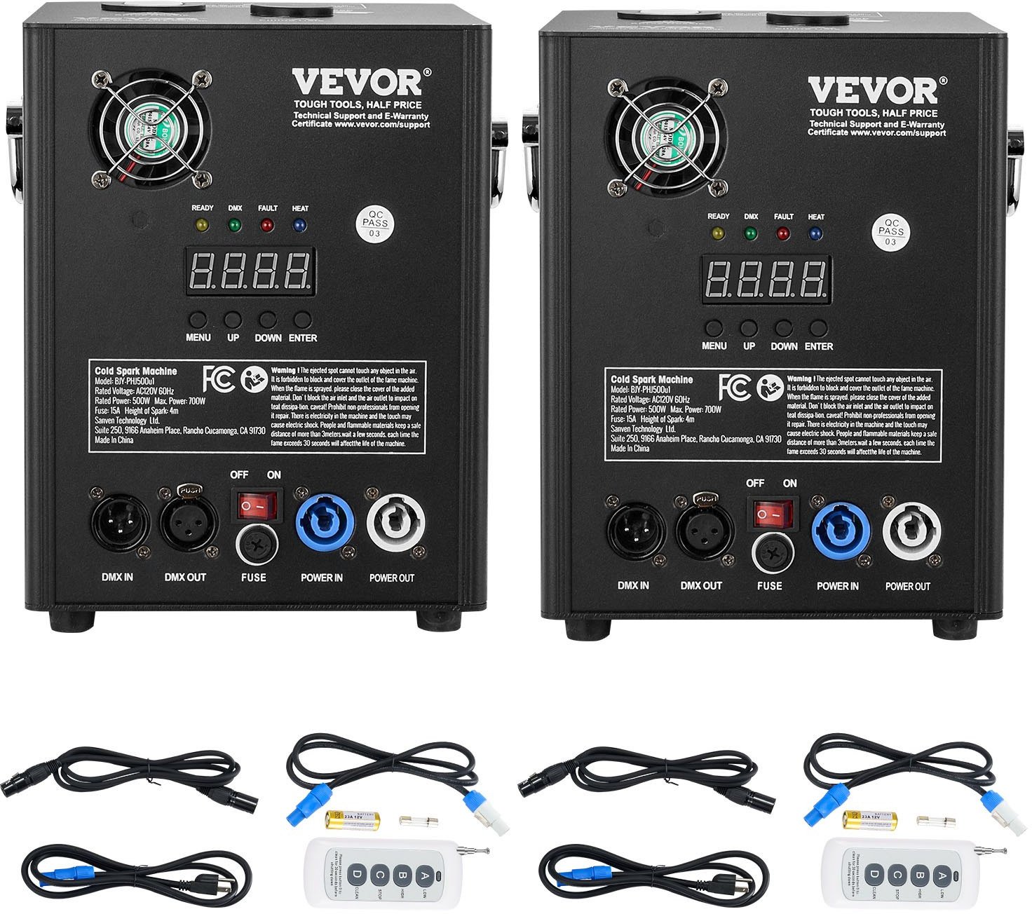 Maszyna do Efektów Specjalnych 2 x 500W Zimne Ognie na Wydarzenia