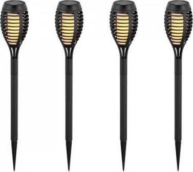 V-TAC Lampa Solarna Zestaw 4szt V-TAC Wbijana 1W LED 50cm 6 godzin (Opak. 4szt) VT-724 2200K