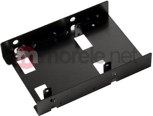 SilverStone Adapter wewnętrzny SST-SDP08B 3,5" na 2x 2,5" - czarny ( SST-SDP08B )