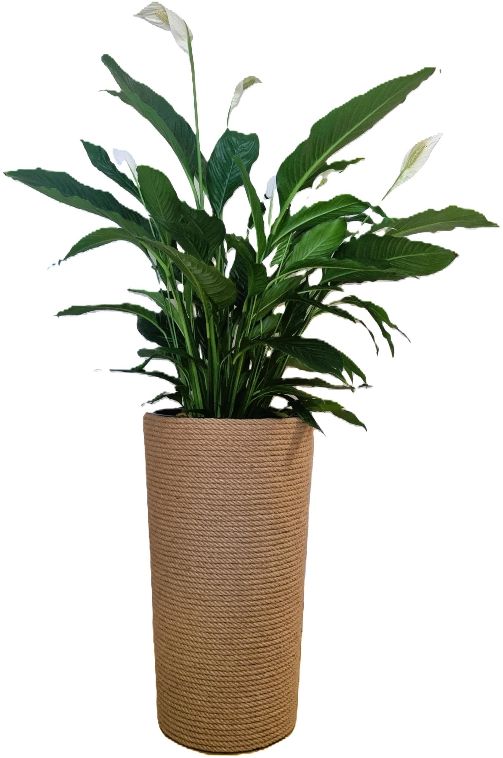 Adoni Doniczka boho jutowa z wkładem śr. 44cm wys. 75cm (adoni75)