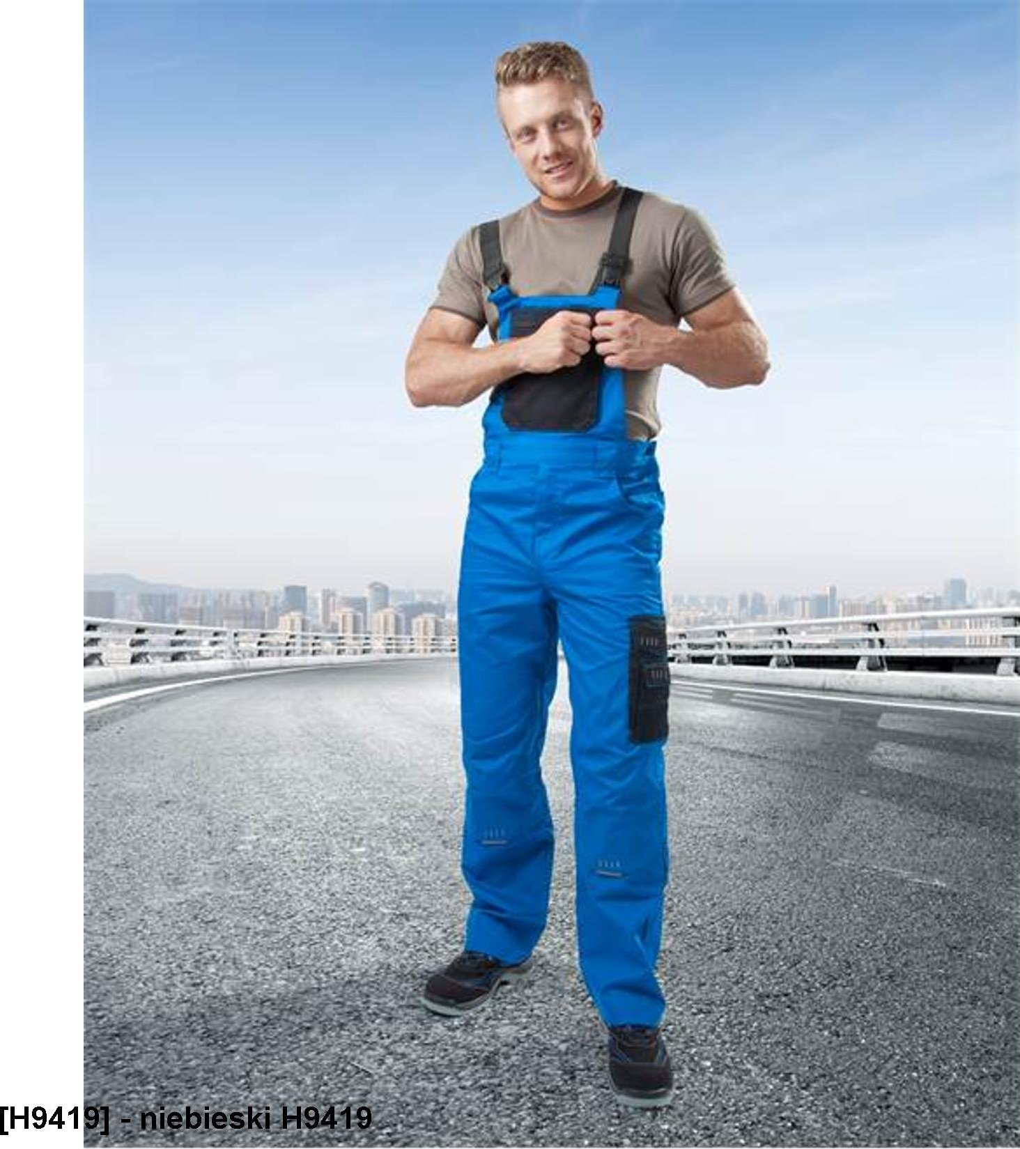 Ardon ARDON 4TECH - Ogrodniczki ARDON4TECH niebiesko-czarne 170 cm - niebieski H9419 M