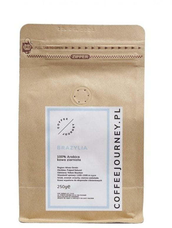 Kawa ziarnista Coffee Journey Brazylia 250 g