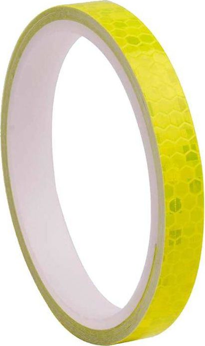 Aptel AG402D TAŚMA ODBLASKOWA ROWEROWA NAKLEJKA 3M żółta 8m