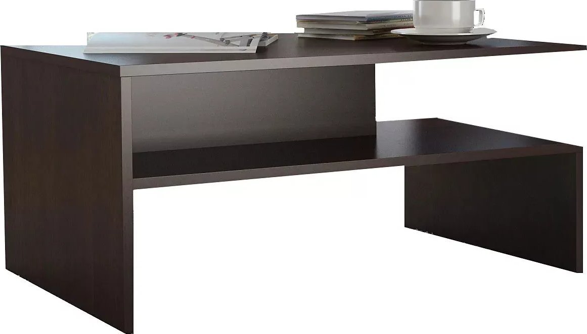 Elior Dwupoziomowa ława kawowa wenge - Dirla