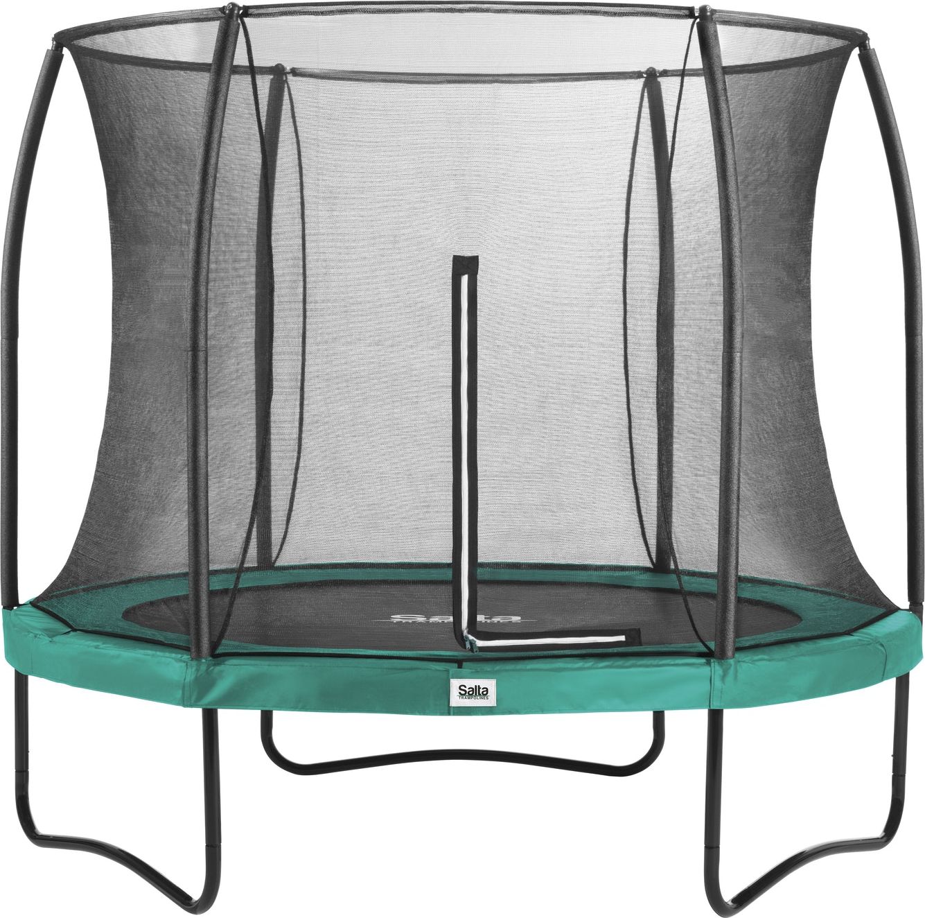 Trampolina ogrodowa Salta ogrodowa Comfort Edition z siatką wewnętrzną 6 FT 183 cm zielona