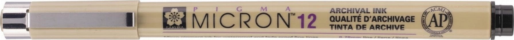 BRUYNZEEL SAKURA Sakura Pigma Micron Cienkopis 12 Czarny 0,7mm