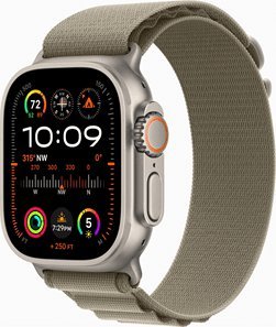 Smartwatch Apple SMARTWATCH ULTRA 2 49MM CELL./TITAN/OLIVE MRF03EL/A APPLE