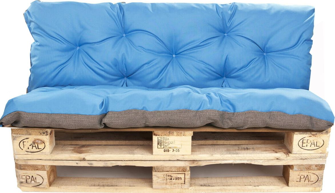 Setgarden Poduszki na palety | zestaw poduszek 120x50/50cm | poduszki na ławkę | huśtawkę