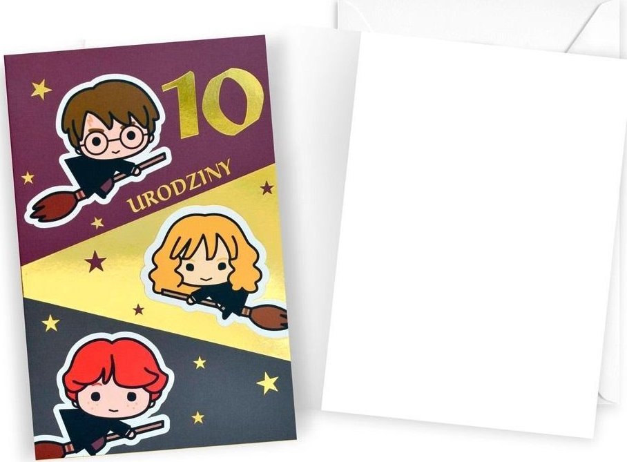 Karnet urodziny Harry Potter