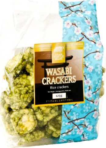 Golden Turtle Brand Krakersy ryżowe z wasabi 125g - Golden Turtle Brand uniwersalny