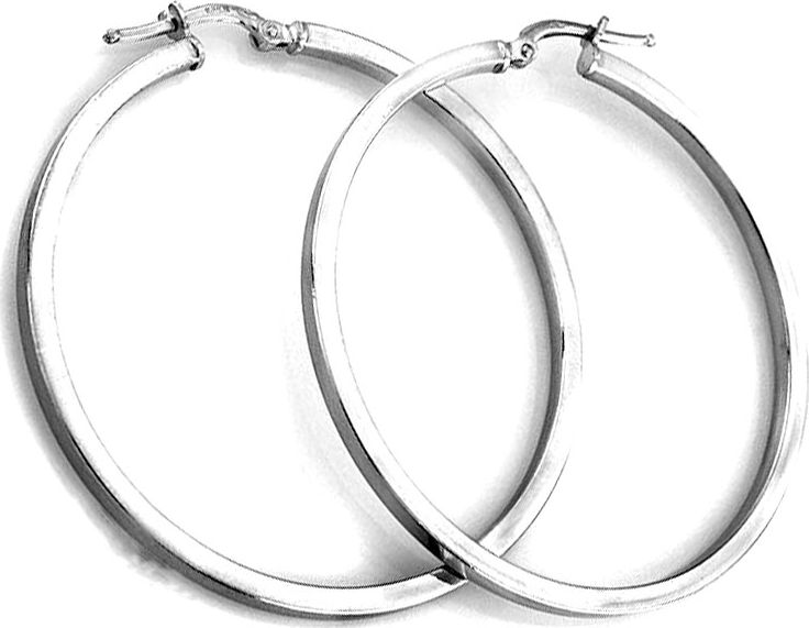 Lovrin Srebrne kolczyki 925 klasyczne koła 7g