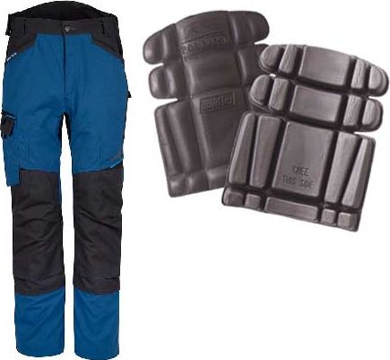 Portwest T701 Spodnie Robocze Portwest Blue Strech Uk38