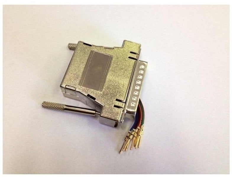 Adapter wtyk D-Sub 25-Pin DB25 na RJ45 gniazdo