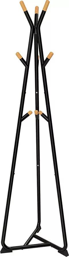 Elior Czarny metalowy wieszak do przedpokoju - Ancor