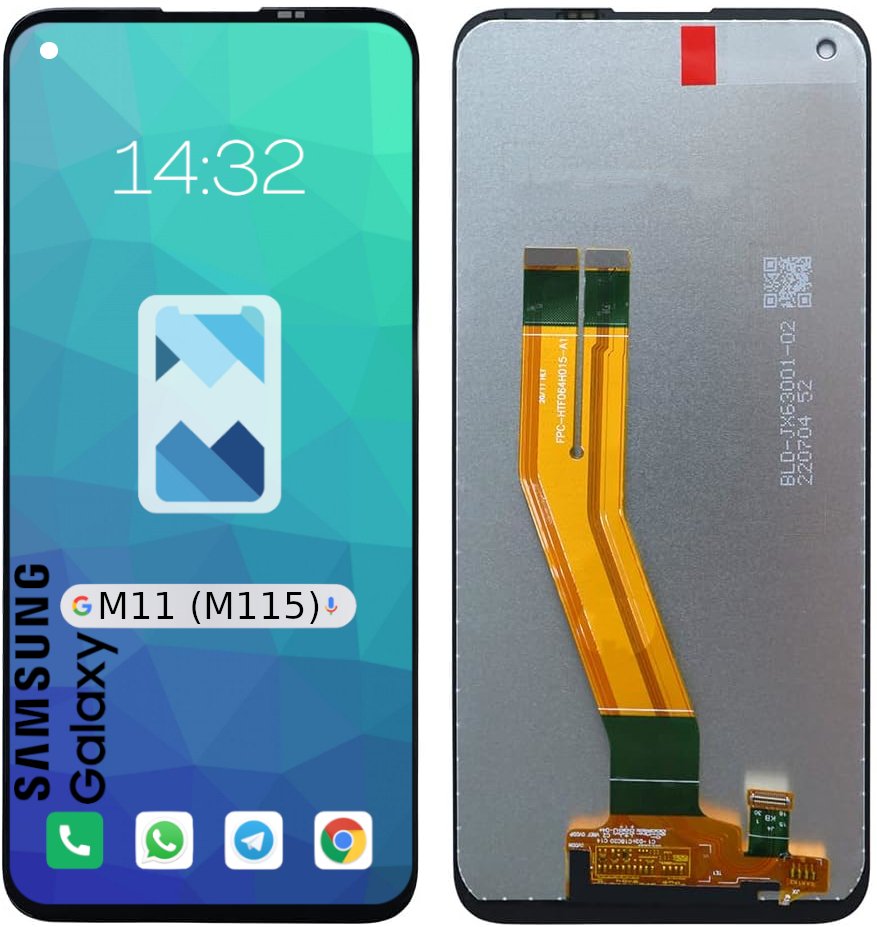 Wyświetlacz LCD Ekran Szybka Dotyk do Samsung Galaxy M11 M115 | Czarny