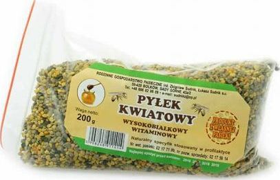 Rodzinna Pasieka Sudnik Pyłek kwiatowy pszczeli wysokobiałkowy 200g Rodzinna Pasieka Sudnik