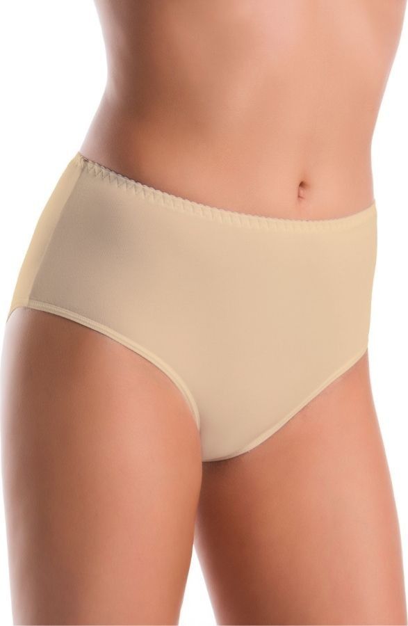Teyli Majtki bawełniane z wysokim stanem Classico beżowe S Beżowy