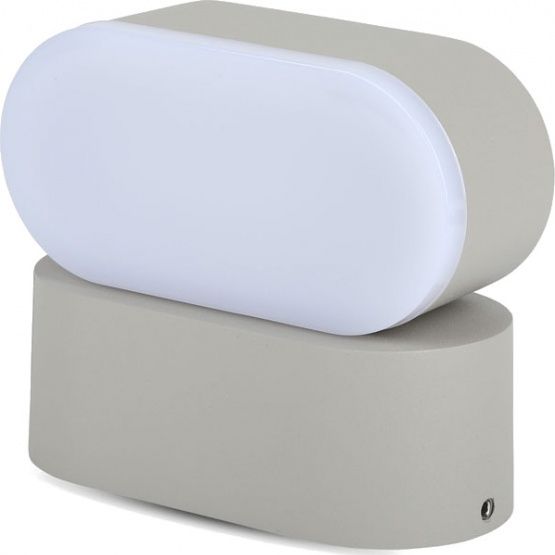 Kinkiet V-TAC Oprawa ewelacyjna VT-816 6W LED WALL LIGHT COLORCODE:3000K -GREY BODY 8290
