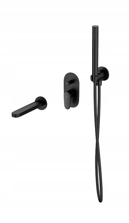 Cersanit SET B733 Zestaw wannowy podtynkowy INVERTO czarny (S952-043)