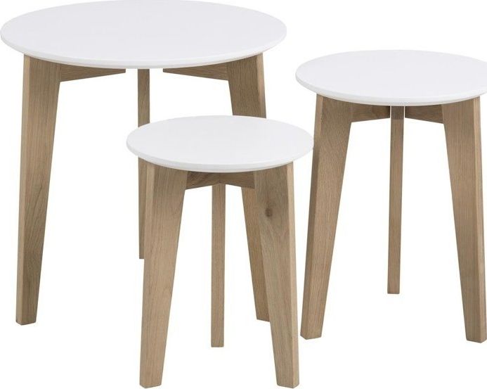 Scandimania Zestaw stolików kawowych Laredo
