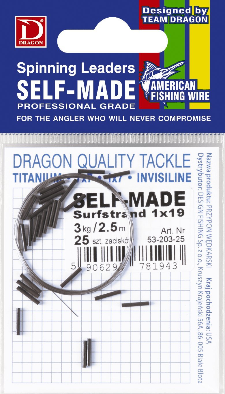 Dragon Materiał przyponowy Dragon 1X19 Surfstrand A.F.W. SELF-MADE