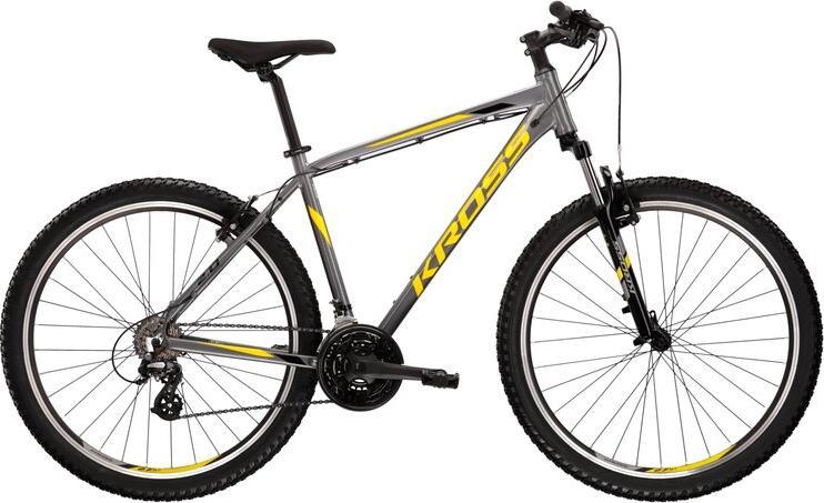 Kross Rower Hexagon 2.0 27,5 grafitowy/srebrny/żółty połysk 2022 Rozmiar:L-21