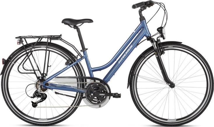 Kross Rower Kross Trans 2.0 niebieski/biały połysk 2022 Rozmiar:DS-15