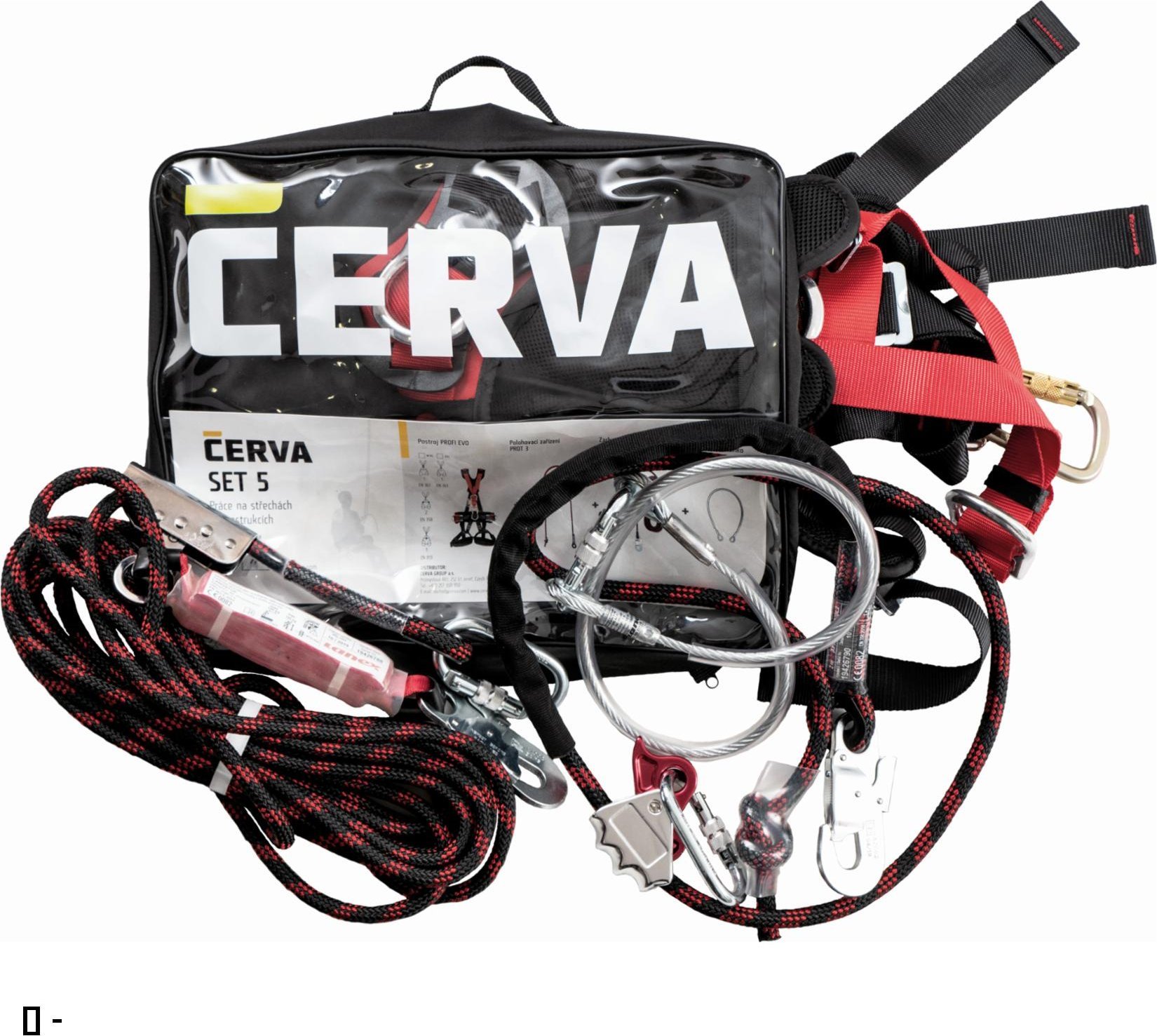 CERVA LN ZESTAW ASEKURACYJNY PRACY DACHU COMF - zestaw do pracy na wysokości
