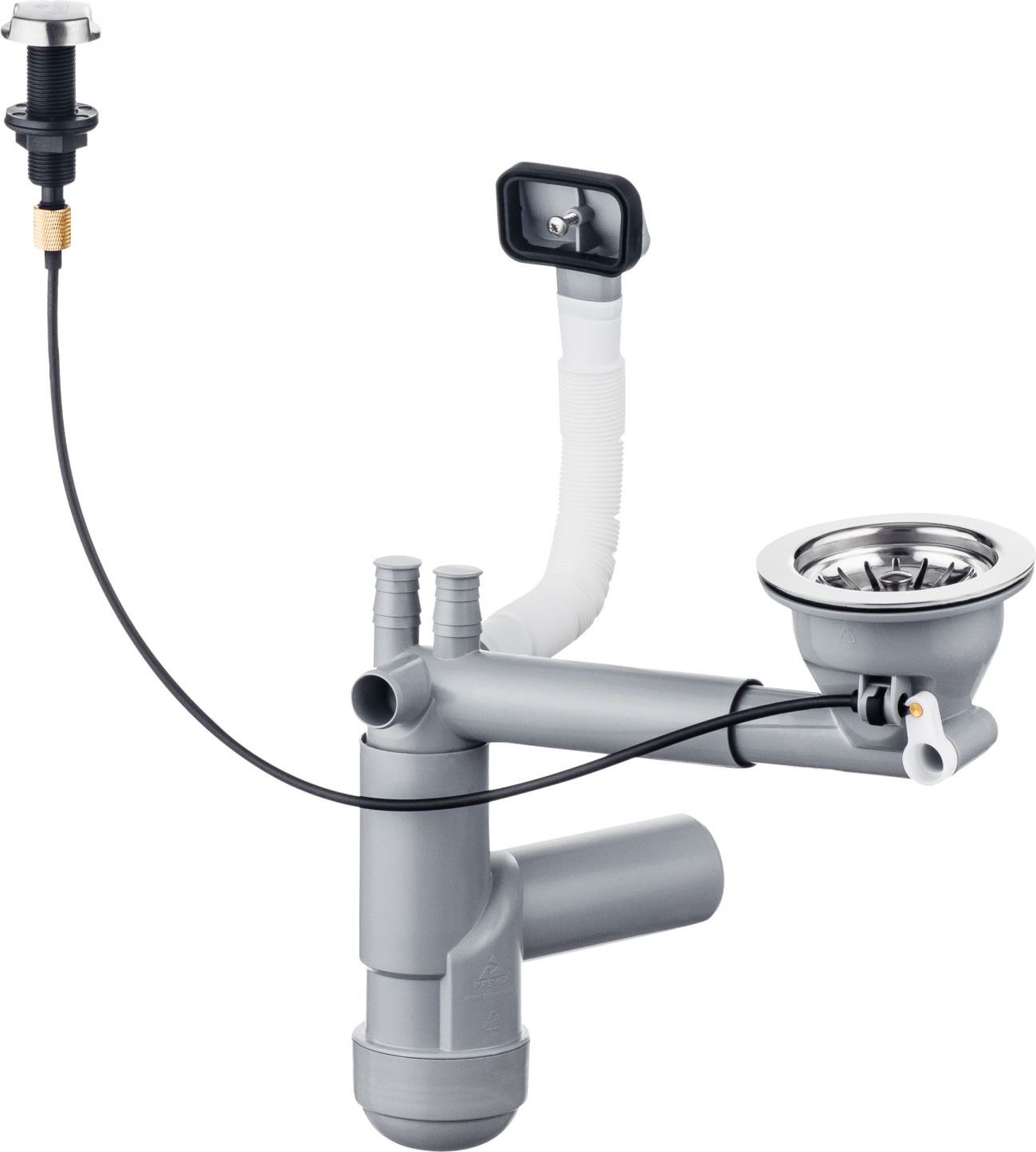 Syfon Deante Syfon rurowy pojedynczy 3,5" (ZXY_9913)