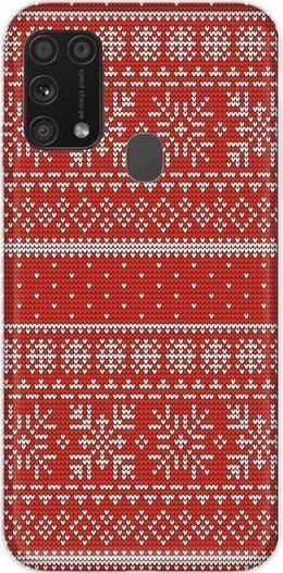 CaseGadget ETUI NADRUK CZERWONE ŚNIEŻYNKI MOTOROLA EDGE standard