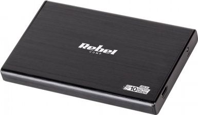Kieszeń Rebel 2,5" SATA - USB typu C Rebel (KOM0975)