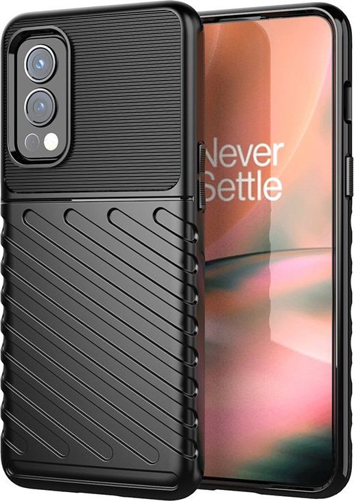 Hurtel Etui Thunder Case Elastyczne Pancerne do OnePlus Nord 2 5G czarny