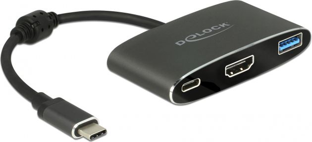 Adapter USB Delock USB-C - HDMI Czarny (62991)