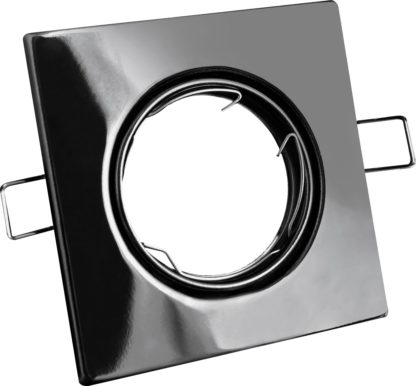 Polux Oprawa podtynkowa kostka czarna Polux OPIN 306265