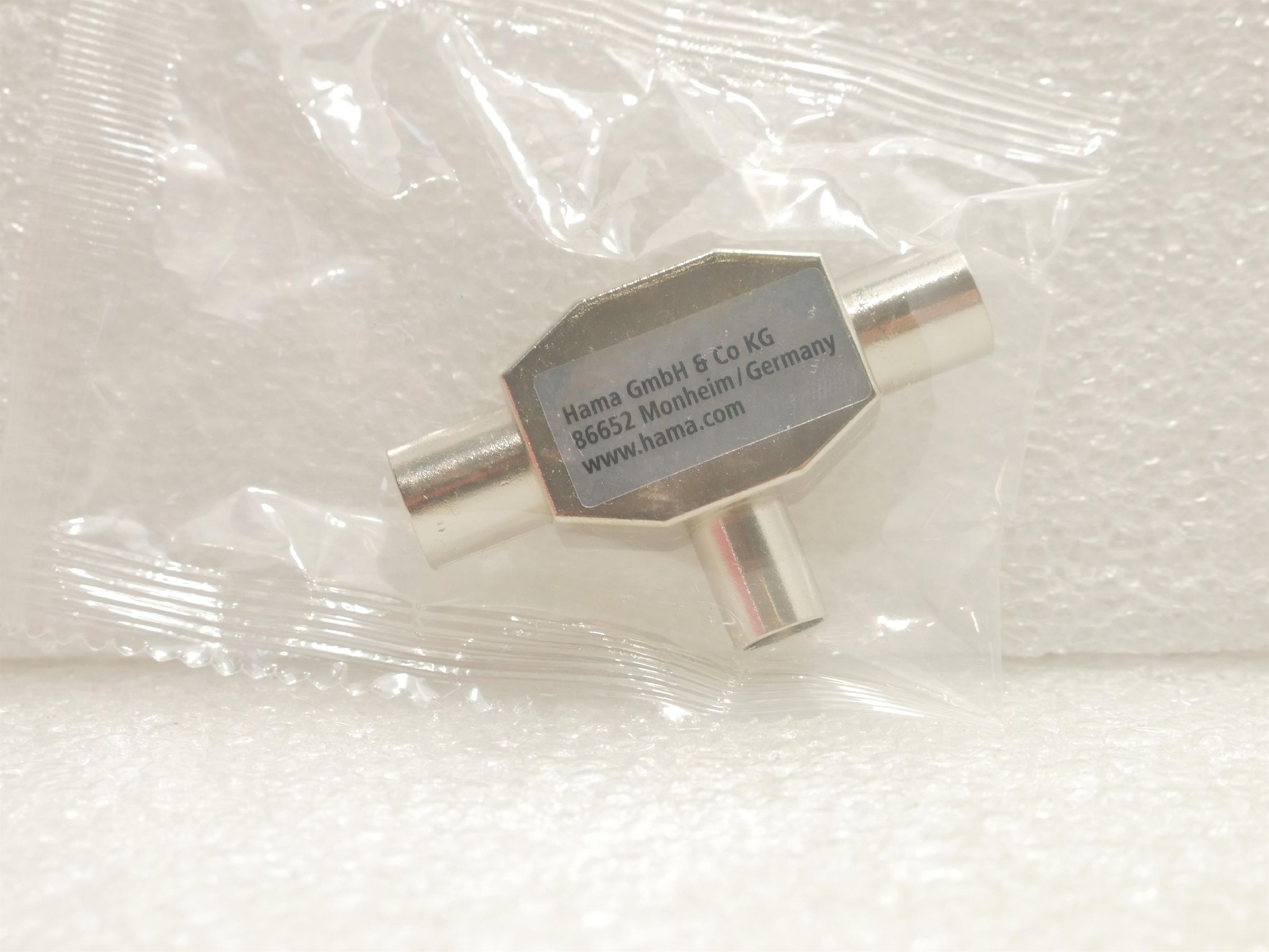 Hama Rozdzielacz 00205237 wtyk antenowy - 2x gniazdo antenowe [outlet]