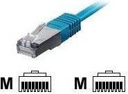 Equip Patchcord S/FTP, Cat6A, 15, niebieski (605638)