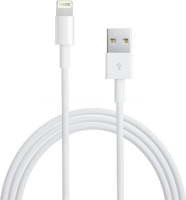 Kabel USB USB-A - Lightning 2 m Biały (48687-uniw)