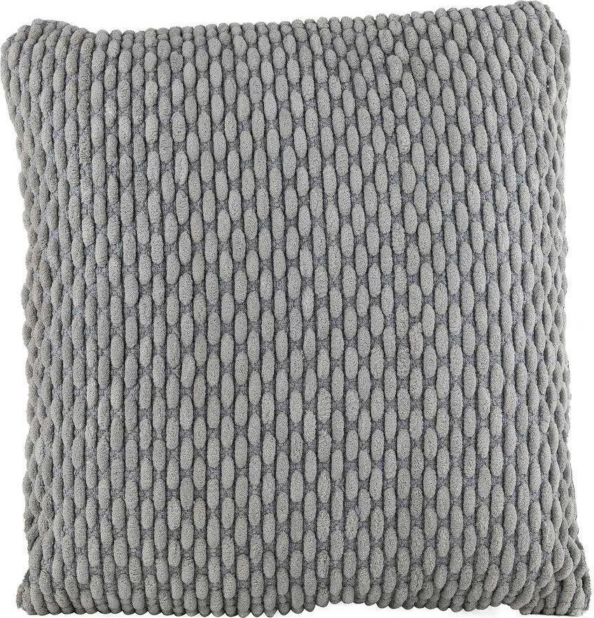 Miss Lucy Poduszka Unique Living Tom plecionka 45 x 45 cm szara Miss Lucy