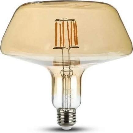 V-TAC Żarówka LED V-TAC 8W Filament E27 T180 Bursztynowa 175x150mm VT-2308 2200K 620lm