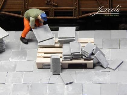 Juweela Płyta chodnikowa - Ciemnoszara - Prostokątna (260 szt.)