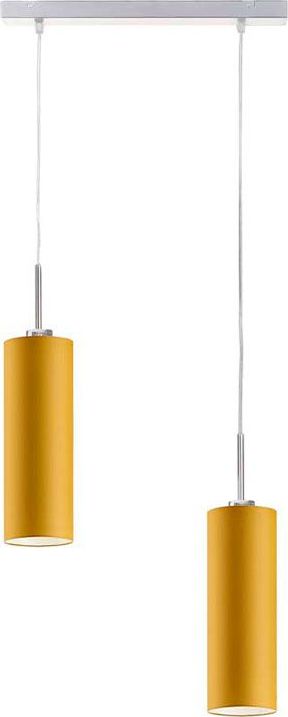 Lampa wisząca Lumes Podwójna lampa wisząca ze stalowym stelażem - EX368-Maderix - 18 kolorów Ciemny Fiolet