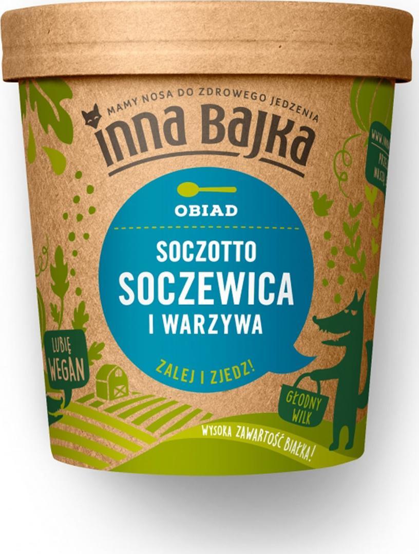 Inna Bajka Soczotto soczewica i warzywa 70 g