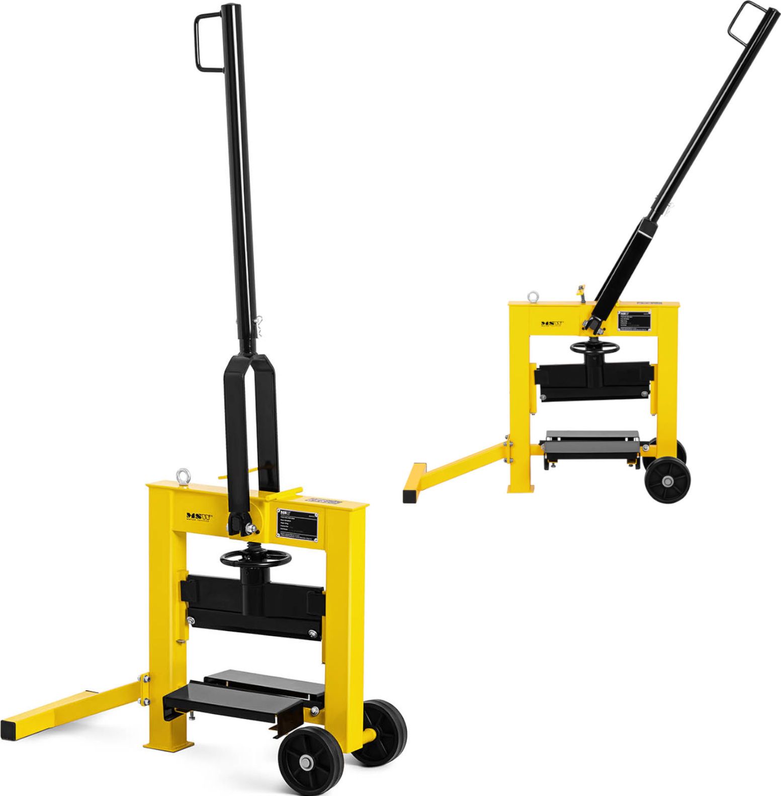 MSW Gilotyna przecinak brukarski do cegieł kostki brukowej z trójkątnymi nożami 350x140 mm (10060986)