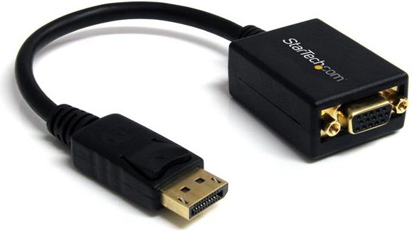 Adapter AV StarTech DisplayPort - D-Sub (VGA) czarny (DP2VGA2)