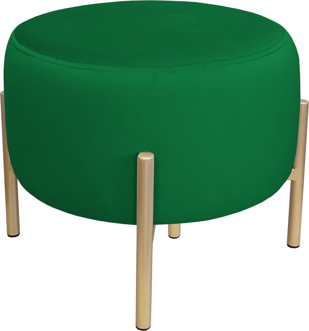 Atos Pufa OLA LOFT ławka podnóżek metal złota MG25