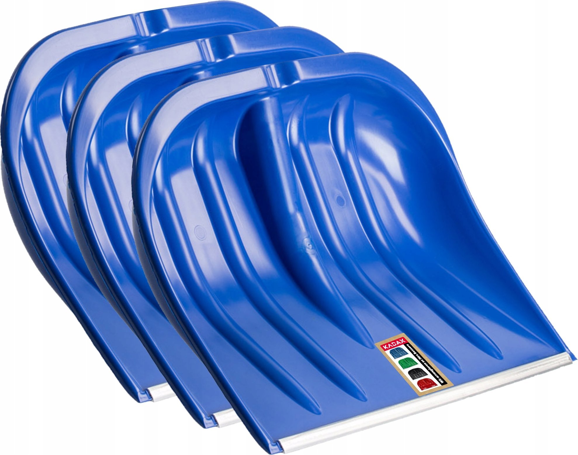 Kadax Szufla Łopata Do Śniegu Aluminium Bez Trzonka 3szt