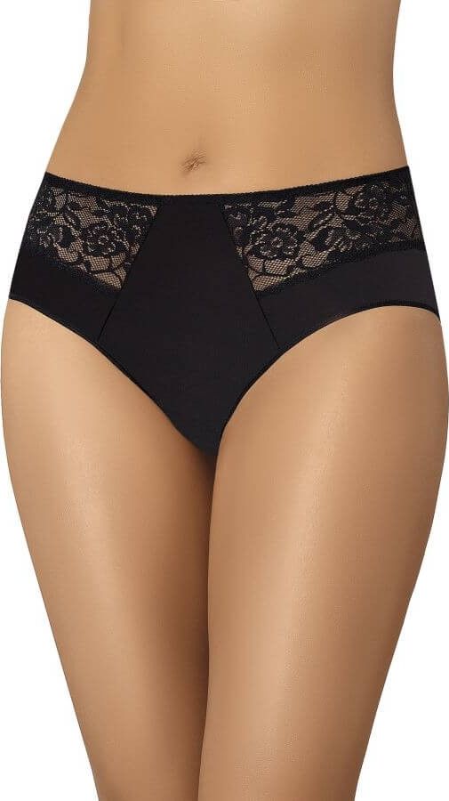 Teyli Majtki bawełniane wysokie Carmen czarne M Czarny