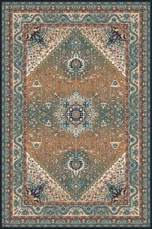 Agnella Białystok Dywan wełniany do salonu ARETUZA Szmaragd ISFAHAN 200x300 cm