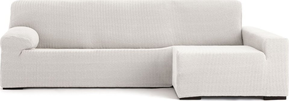 Eysa Confeccion Pokrowiec na prawy szezlong z długim ramieniem Eysa JAZ Biały 180 x 120 x 360 cm