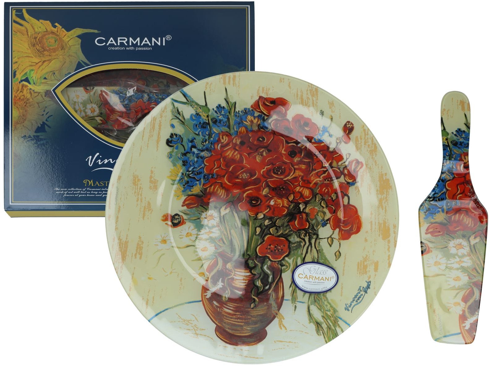 Talerz dekoracyjny z łopatką - V. van Gogh, (CARMANI)